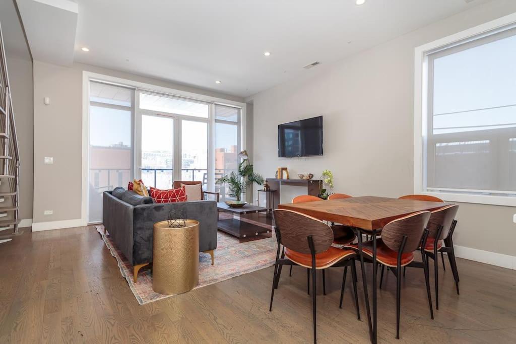Breathtaking Downtown Penthouse A - Sleeps 11 Villa Chicago Luaran gambar